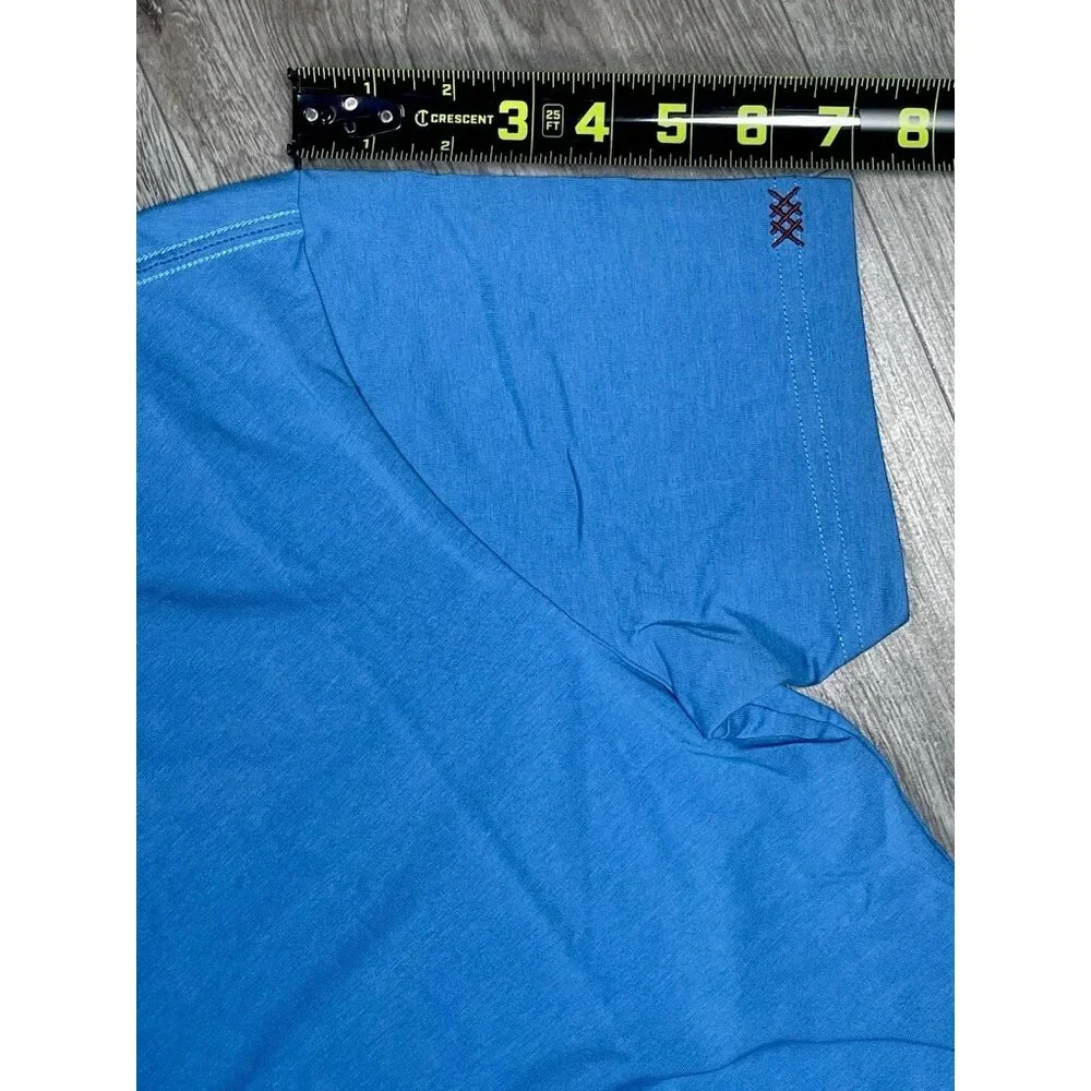 Rhone Blue Element Tee Cotton Everyday T-Shirt - Men Size Small - Picture 11 of 12